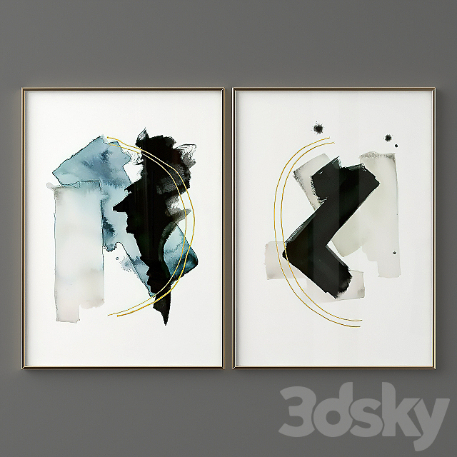 Minimal paintings 3DS Max Model - thumbnail 2