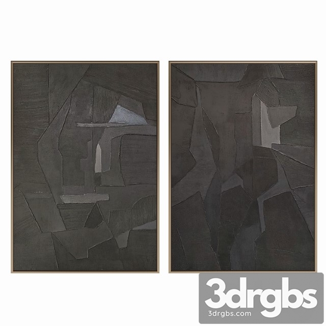 Minimalist Abstract Painting 4 1 3dsmax Download - thumbnail 1