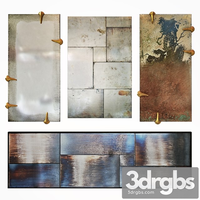 Mirror arteriors set 2 - thumbnail 1