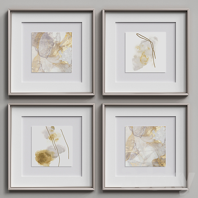 Nice Picture Frames Set 101 3DSMax File - thumbnail 3