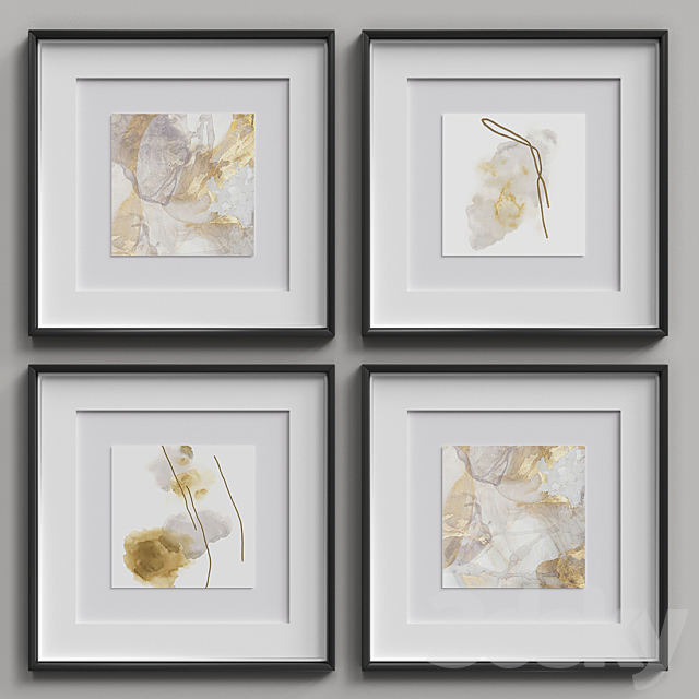 Nice Picture Frames Set 101 3DSMax File - thumbnail 4