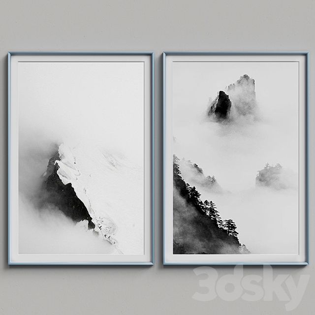 Nice Picture Frames Set 151 3ds Max - thumbnail 3