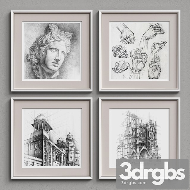 Nice picture frames set 233 - thumbnail 1