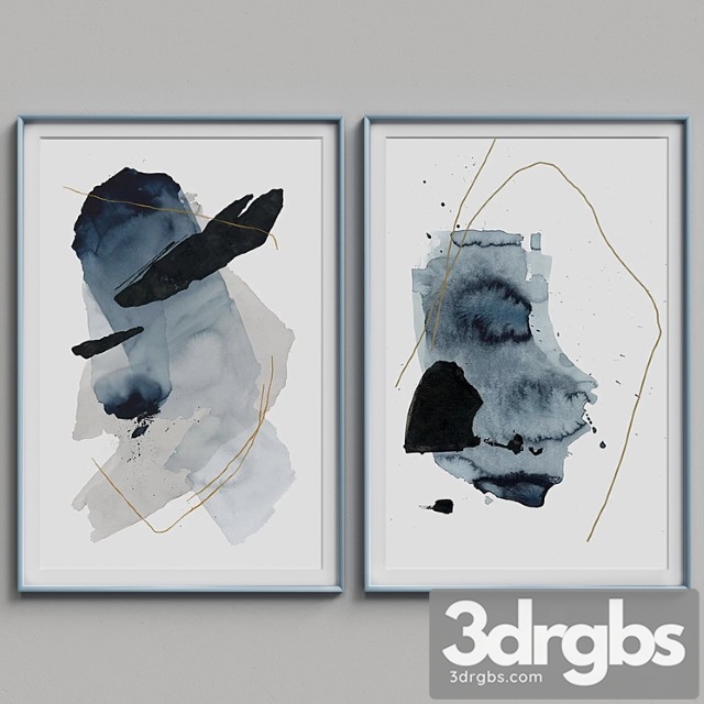 Nice Picture Frames Set 26 3dsmax Download - thumbnail 1