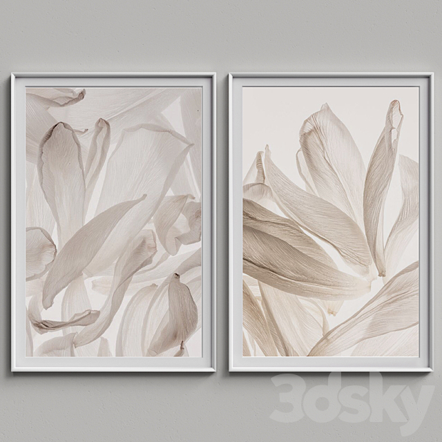 Nice Picture Frames Set 60 3ds Max - thumbnail 1