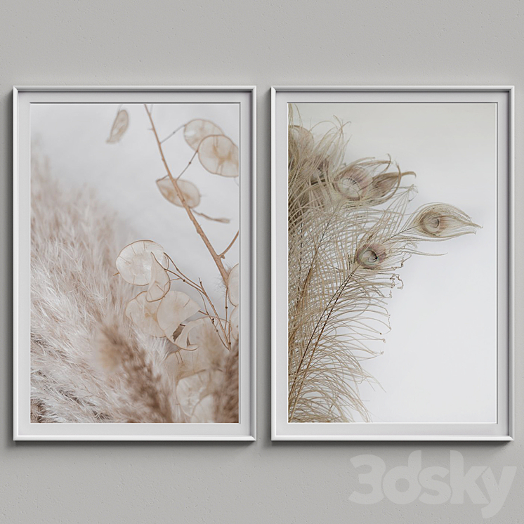 Nice Picture Frames Set 62 3DS Max - thumbnail 1