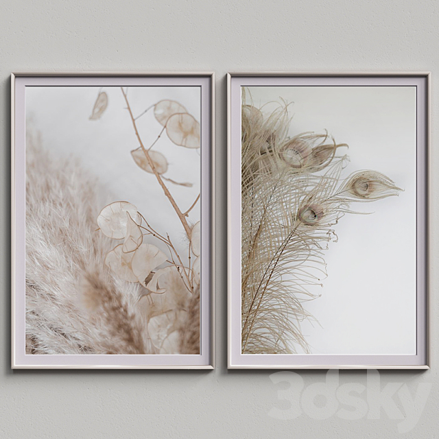 Nice Picture Frames Set 62 3DSMax File - thumbnail 3