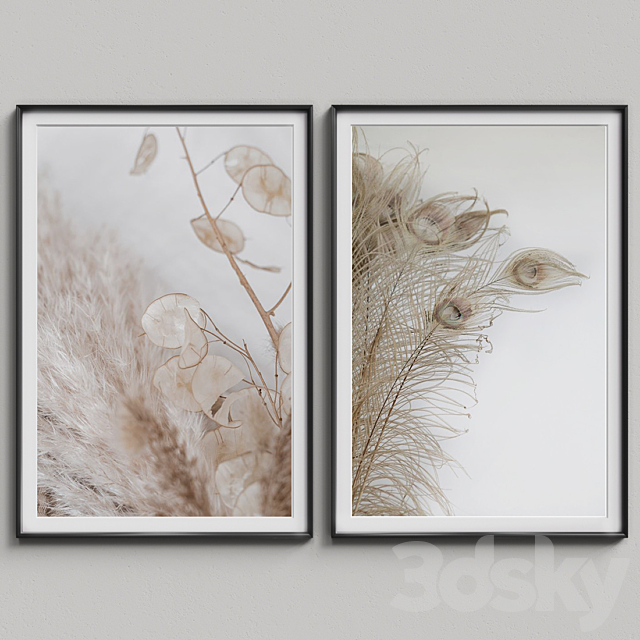 Nice Picture Frames Set 62 3DSMax File - thumbnail 5