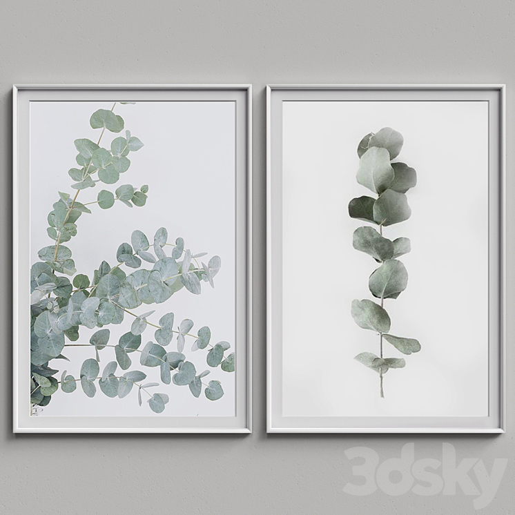 Nice Picture Frames Set 71 3DS Max - thumbnail 1