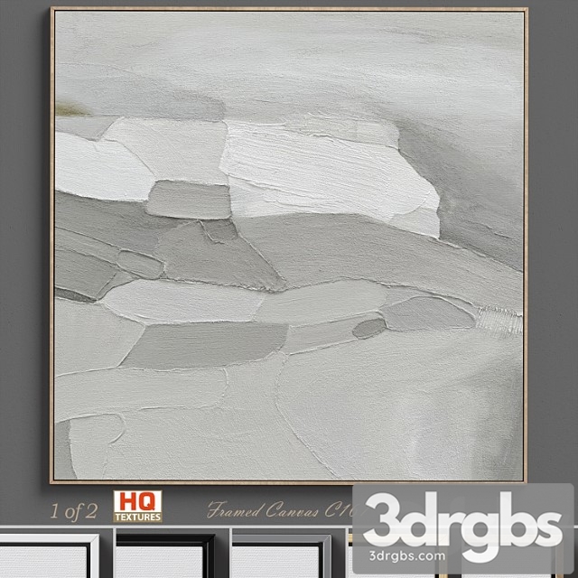 Ninos Textured Wall Art C 167 3dsmax Download - thumbnail 1