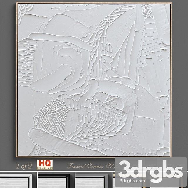 Ninos Textured Wall Art C 172 3dsmax Download - thumbnail 1