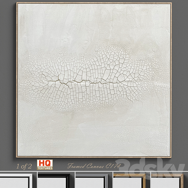 Ninos Textured Wall Art C-174 3ds Max - thumbnail 1