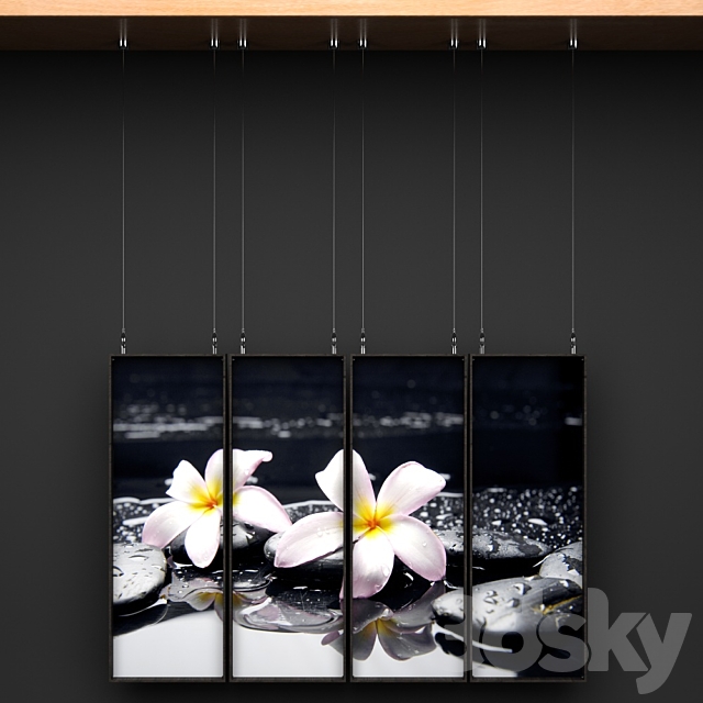 Orchid panels 3DS Max Model - thumbnail 1