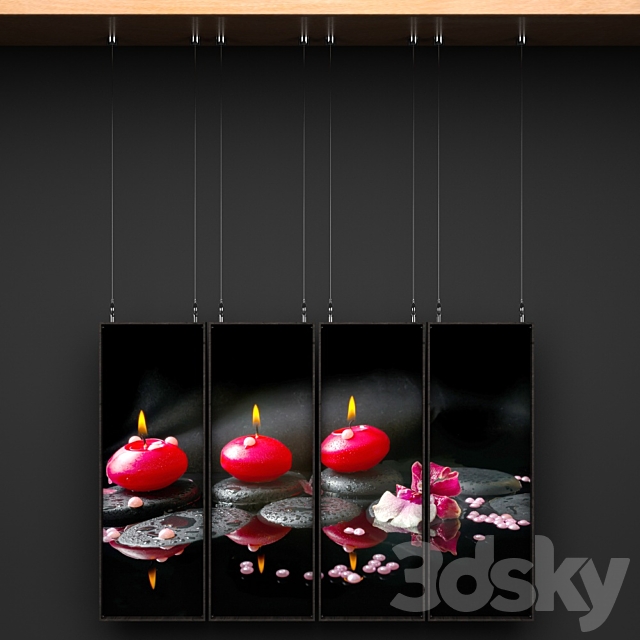 Orchid panels 3DS Max Model - thumbnail 2