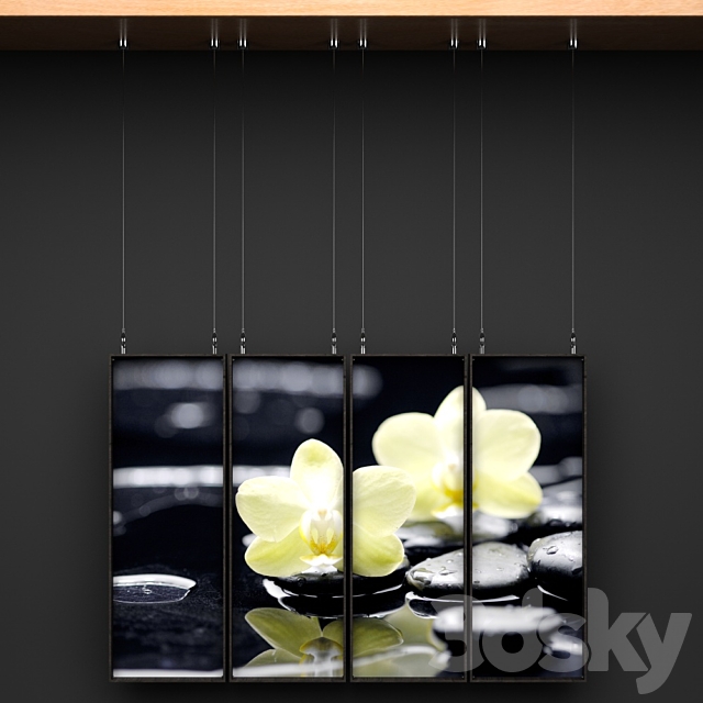 Orchid panels 3DS Max Model - thumbnail 3