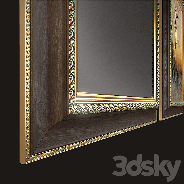 Painting + mirror picture + mirror 3ds Max - thumbnail 2