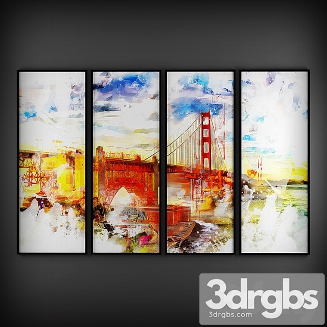 Paintings 50 3dsmax Download - thumbnail 1