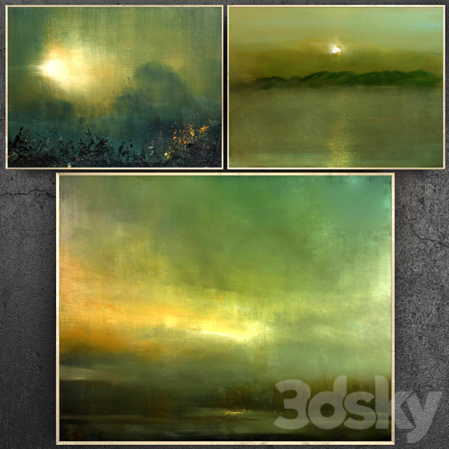 Paintings abstract | set 177 3ds Max - thumbnail 1