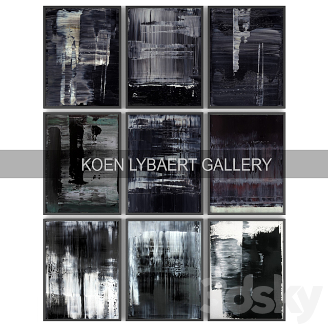 Paintings by Koen Lybaert | set 1 3ds Max - thumbnail 1