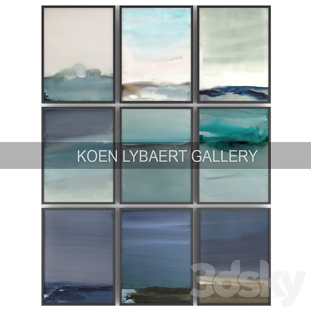 Paintings by Koen Lybaert | set 15 3ds Max - thumbnail 1