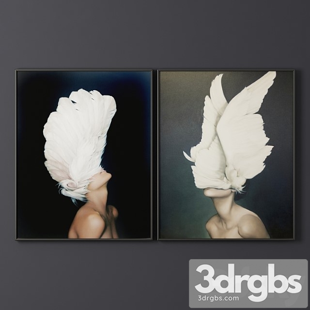 Paintings in the framework of 3dsmax Download - thumbnail 1