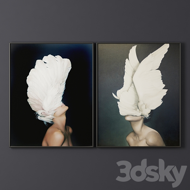 Paintings in the framework of 3DSMax File - thumbnail 1