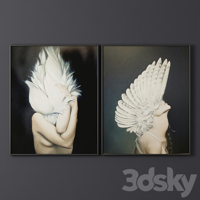 Paintings in the framework of 3DSMax File - thumbnail 2