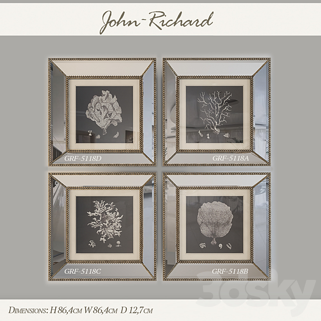 Paintings John Richard 3DSMax File - thumbnail 1