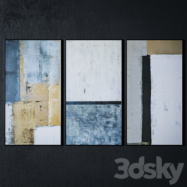 paintings Set | Set 6 3ds Max - thumbnail 1