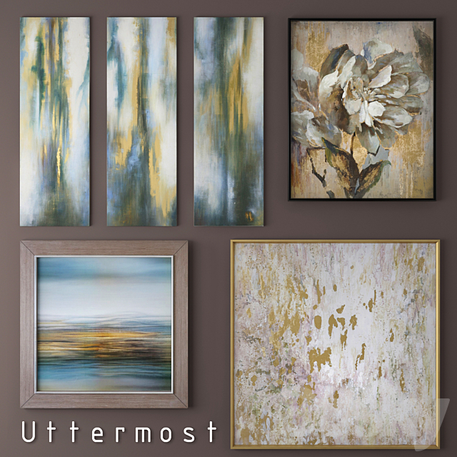 paintings Set Uttermost 3DSMax File - thumbnail 1