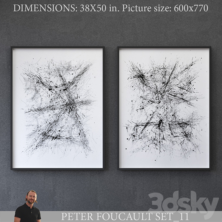 PETER FOUCAULT Set-11 3DS Max - thumbnail 1