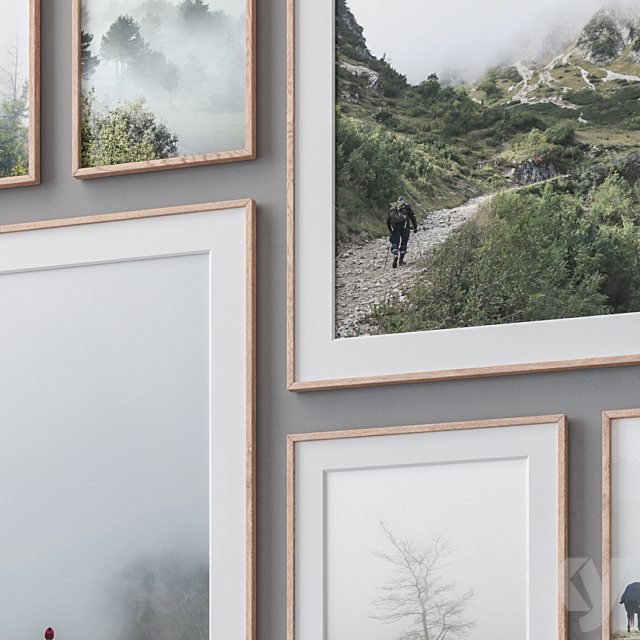 Photo Frames Set 1006 3ds Max - thumbnail 2