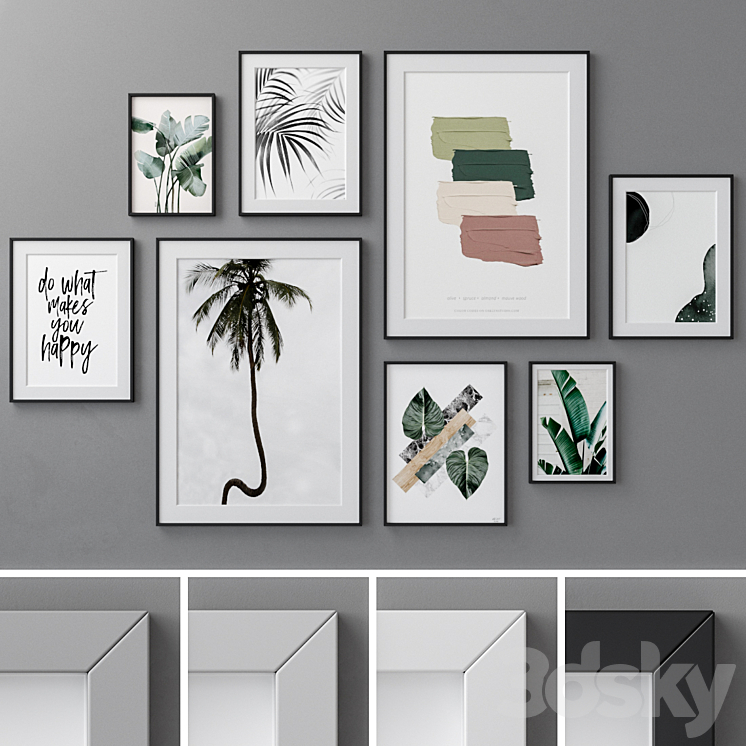 Photo Frames Set 101 3DS Max - thumbnail 1