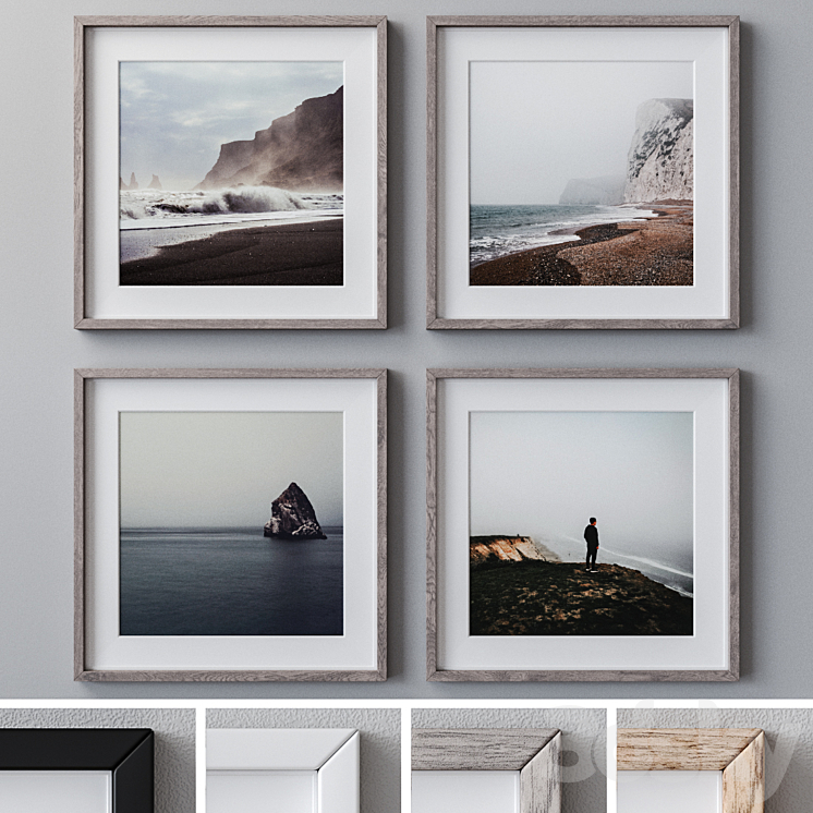 Photo Frames Set 1112 3DS Max - thumbnail 1