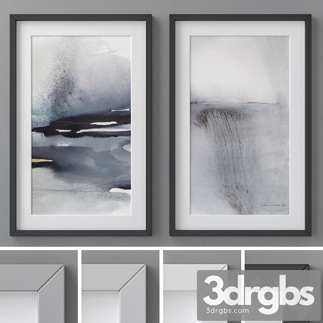 Photo Frames Set 273 3dsmax Download - thumbnail 1