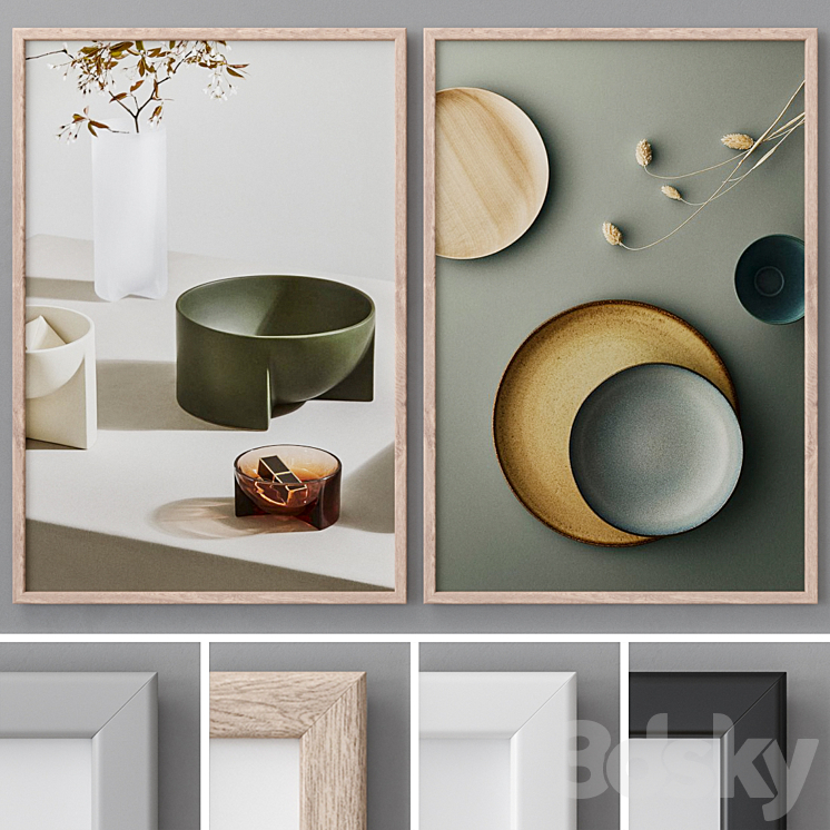 Photo Frames Set 731 3DS Max - thumbnail 1