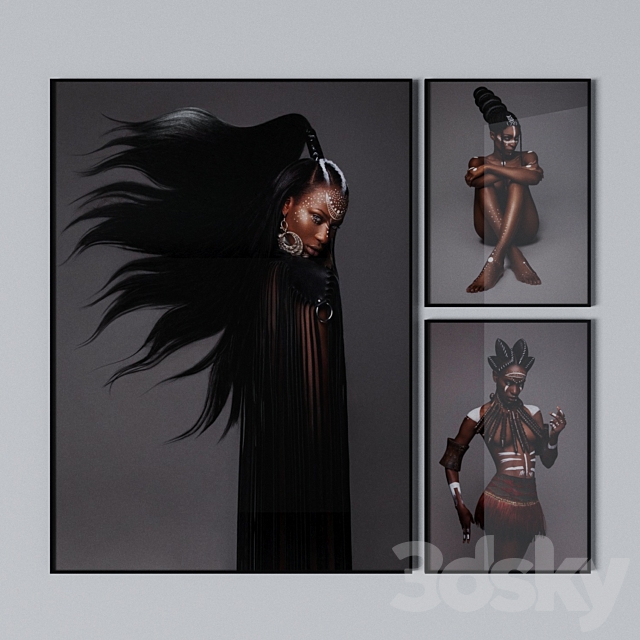 Photo | Luke Nugent | Afro| Set 9 3ds Max - thumbnail 1