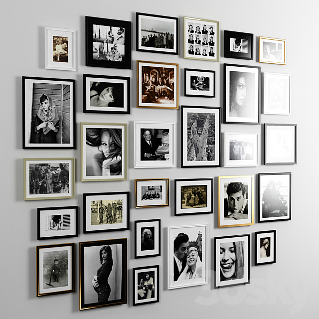 Photo Wall 3DSMax File - thumbnail 2