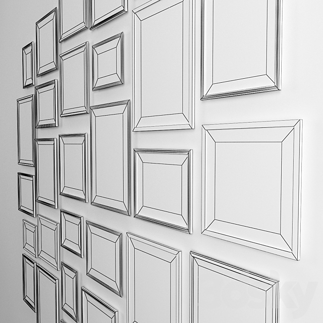 Photo Wall 3DSMax File - thumbnail 3