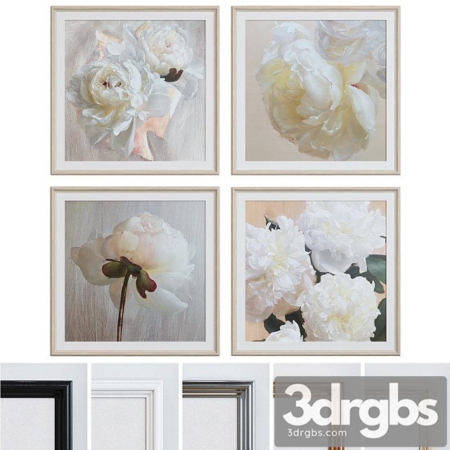 Picture Frame Set 103 3dsmax Download - thumbnail 1