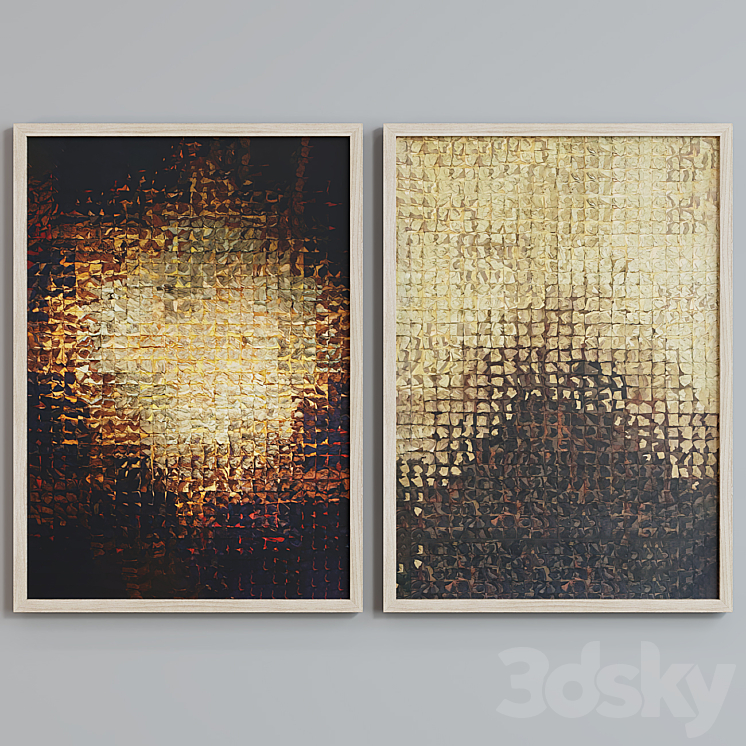 Picture Frame Set 763 3DS Max Model - thumbnail 2