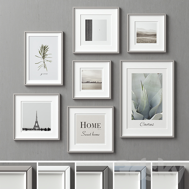 Picture Frames Set-119 3DSMax File - thumbnail 2