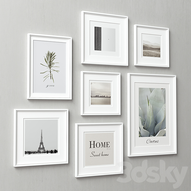 Picture Frames Set-119 3DSMax File - thumbnail 5