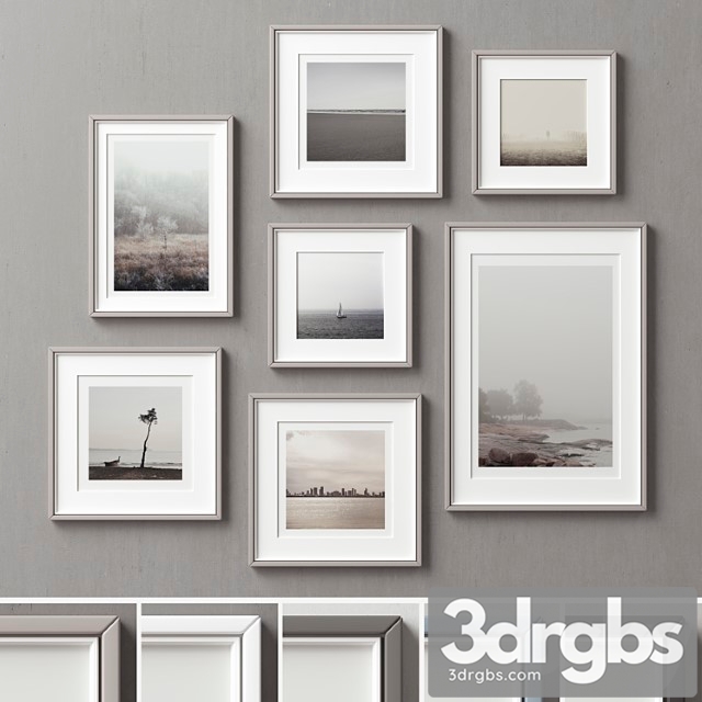 Picture Frames Set 141 3dsmax Download - thumbnail 1