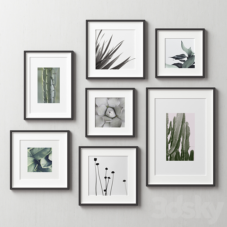 Picture Frames Set -163 3DS Max - thumbnail 1