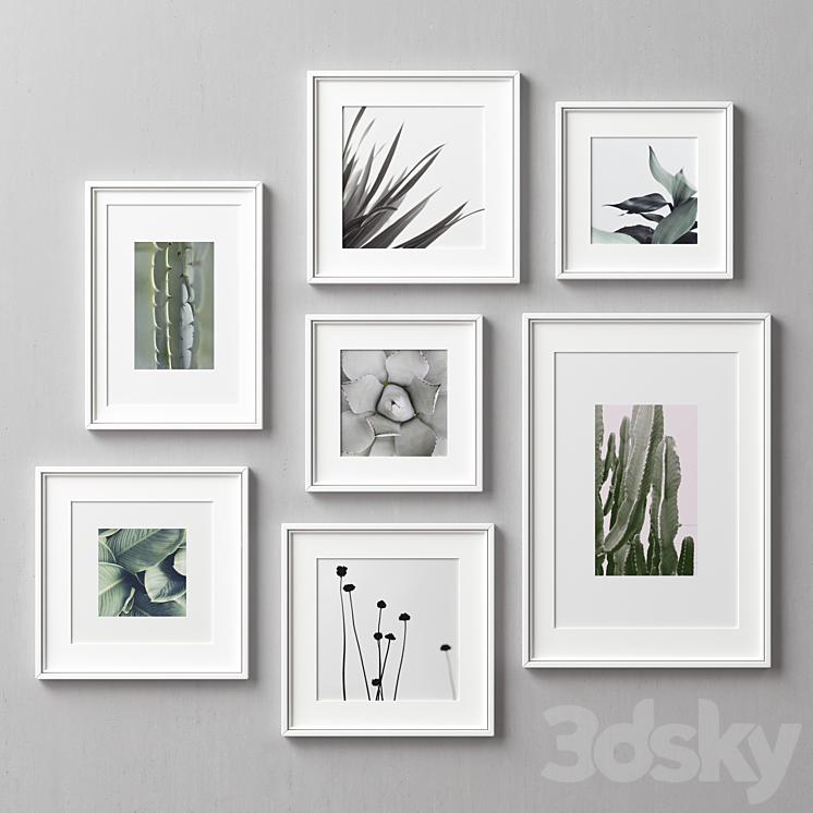 Picture Frames Set -163 3DS Max - thumbnail 2