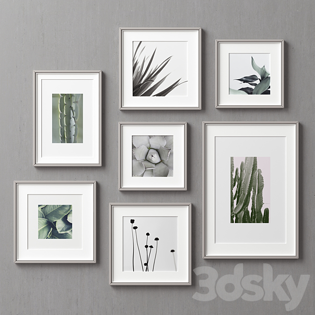 Picture Frames Set -163 3DSMax File - thumbnail 4