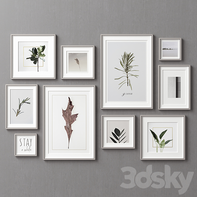 Picture Frames Set -181 3ds Max - thumbnail 3