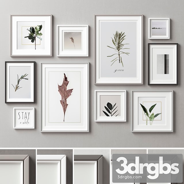 Picture Frames Set 181 3dsmax Download - thumbnail 1