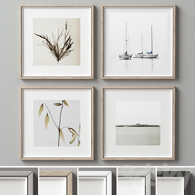 Picture Frames Set -201 3DSMax File - thumbnail 1